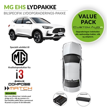 MG EHS subwoofer og forstærker lydpakke